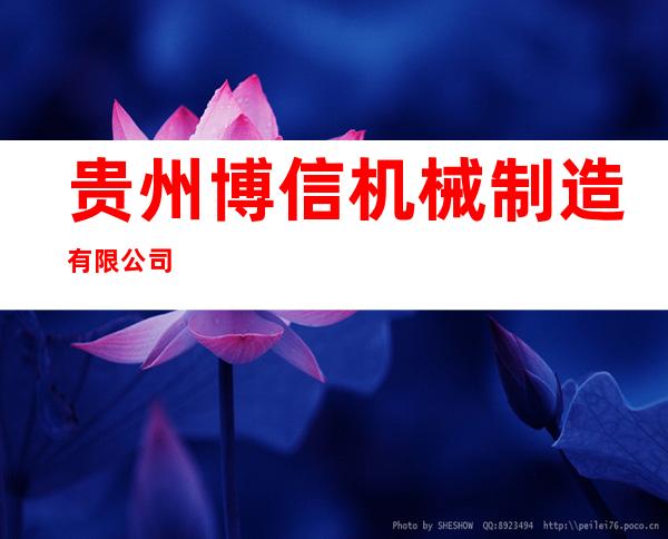 贵州博信机械制造有限公司