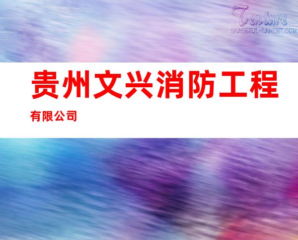 贵州文兴消防工程有限公司